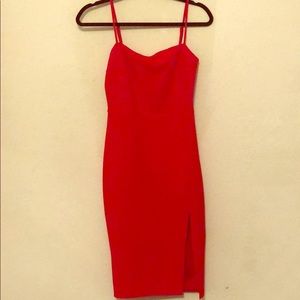 Red dress